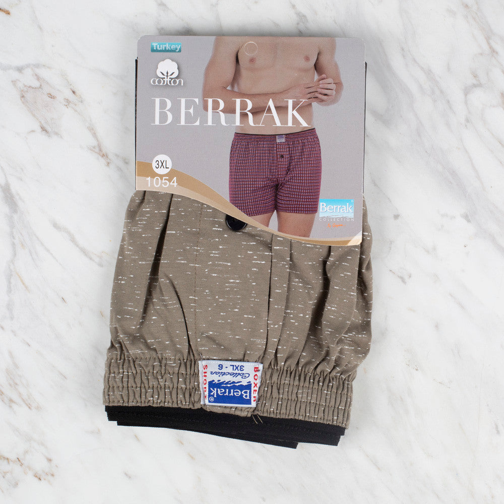 Berrak 1054 Erkek Boxer - Asorti - 3XL